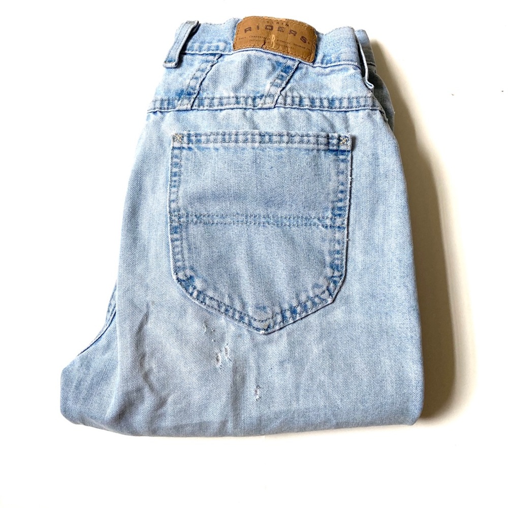 Vintage high waisted jeans 30” light wash riders